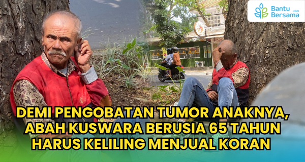 Bantu Abah Jualan Koran Keliling Di Usia 65 Tahun