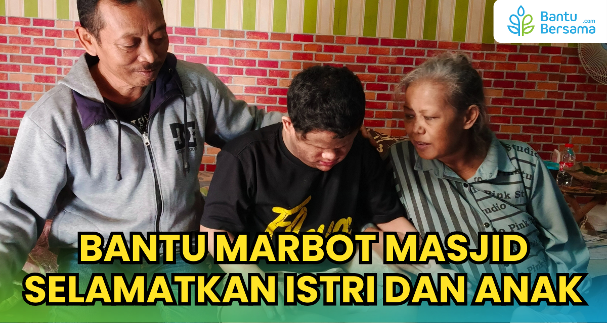 Bantu Marbot Masjid Selamatkan Istri Dan Anak