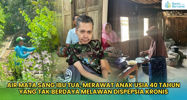 Terbaring Sakit Sejak Kecil, Pak Abdul Qodir Butuh Uluran Kita