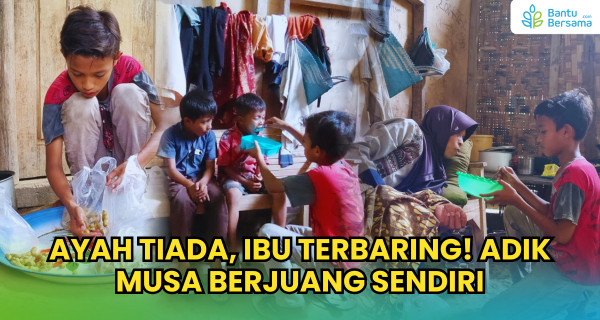 Terpaksa Putus Sekolah, Musa Jual Kacang Keliling Demi Ibu Dan Adik