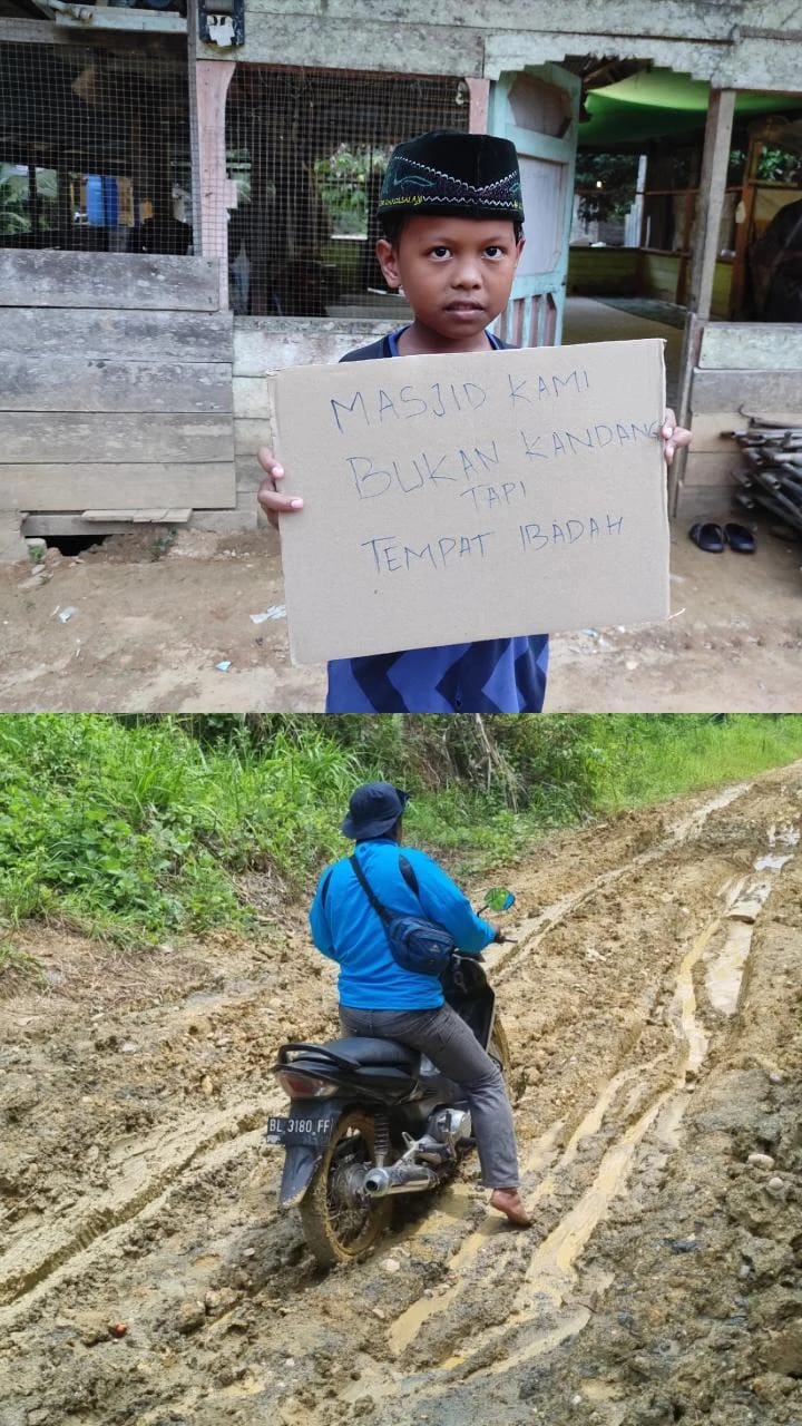 Bantu Bangun Masjid Pelosok Seulemak  Yang Rusak Terendam Banjir - Bantubersama.com