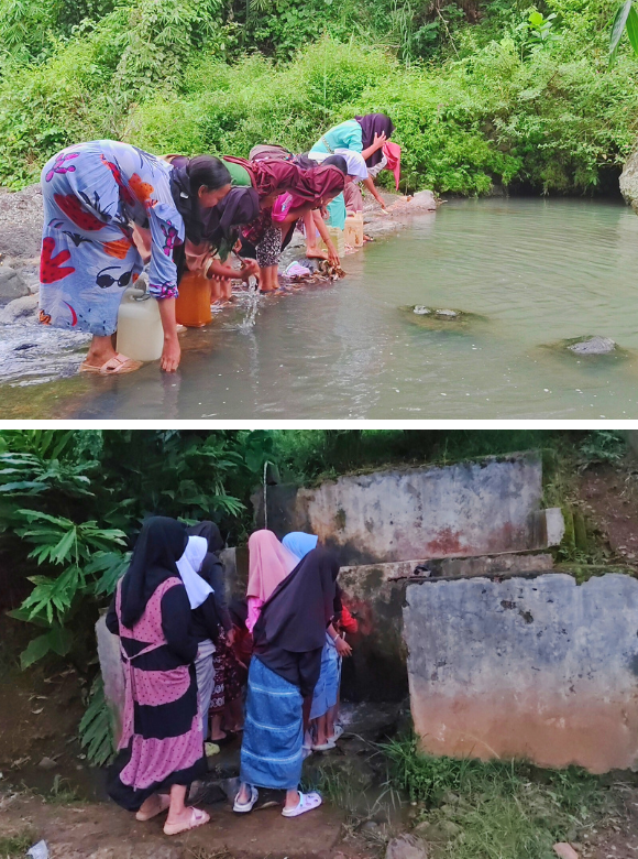 Puluhan Santri Bertahan Tanpa MCK Sungai Keruh Jadi Tempat Wudhu - Bantubersama.com