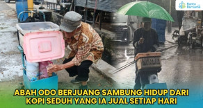 Abah Berjuang Sambung Hidup Dari Kopi Seduh