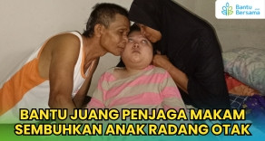 Juang Penjaga Makam Sembuhkan Anak Radang Otak