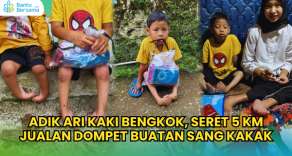 KAKI BENGKOK SEJAK LAHIR! Dik Ari Seret Tubuh Jualan Demi Bisa Makan