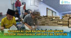 Sedekah Al-Qur'an Untuk 1.000 Santri Pelosok, Raih Pahala Jariyah Tak Terputus