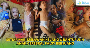 Setiap Hari Melawan Kejang #BantuPulih  Anak Cerebral Palsy Berjuang